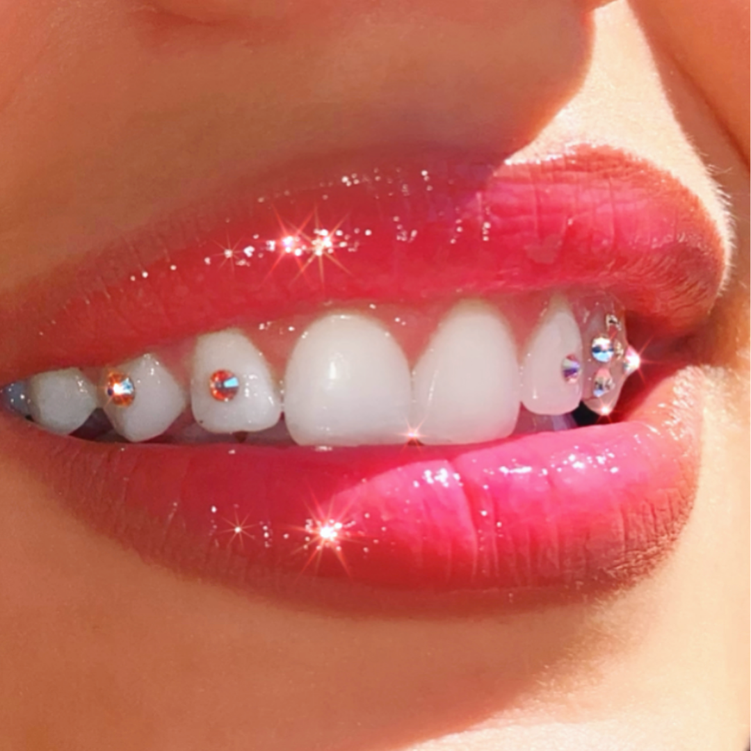 Swarovski Crystals Tooth Gem Diamond Genuine Aurora Swarovski