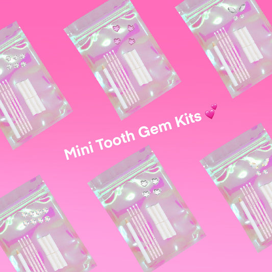 Tooth Gem Mini Kits – Fun & Versatile Add-Ons | Hearts, Butterfly & More