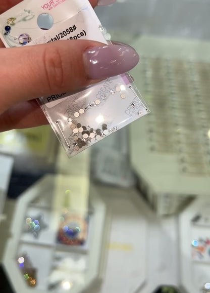Genuine Clear Swarovski Tooth Gems – Flatback, Non-Toxic | SS5, SS7 & SS9 Sizes